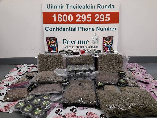 €136,000 worth of drugs and cigarettes seized by Revenue in separate operations