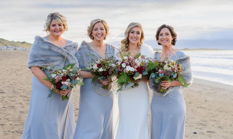 Bride Jackie O'Carroll with Maria O'Carroll, Siobhán O’Driscoll and Eimear O’Mahony