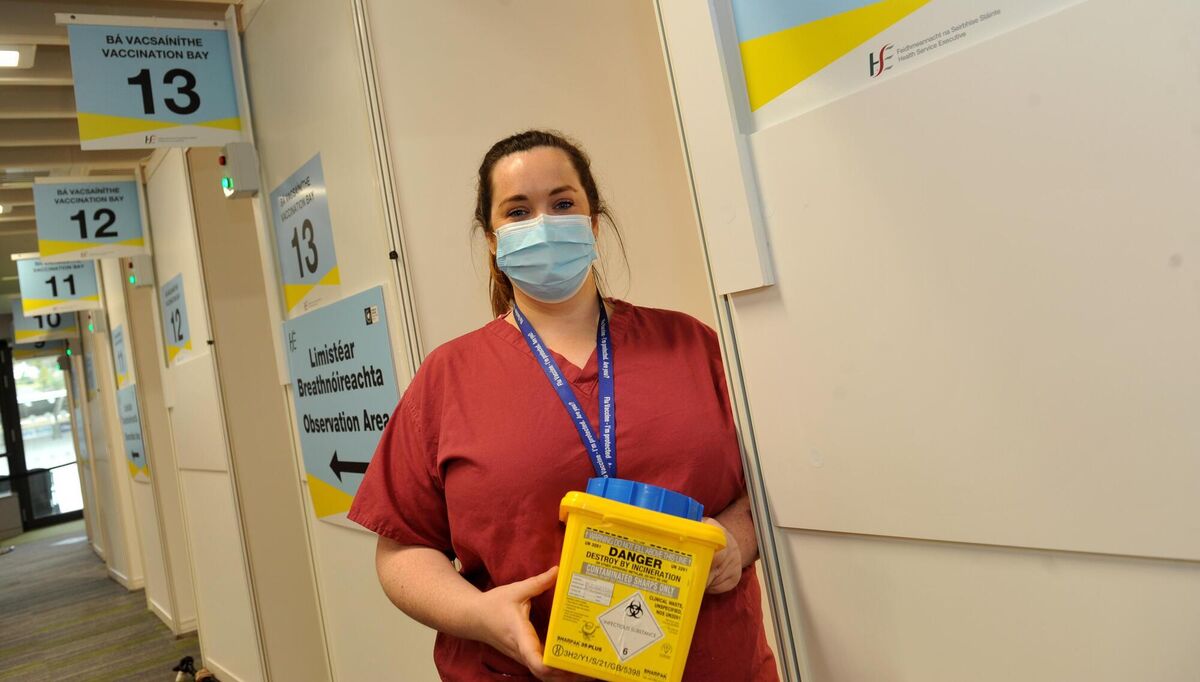 Aife (Aife) O'Connell is Lead Co-ordinator at the vaccination centre at Pairc Ui Chaoimh, Ballintemple Cork. Picture: Larry Cummins