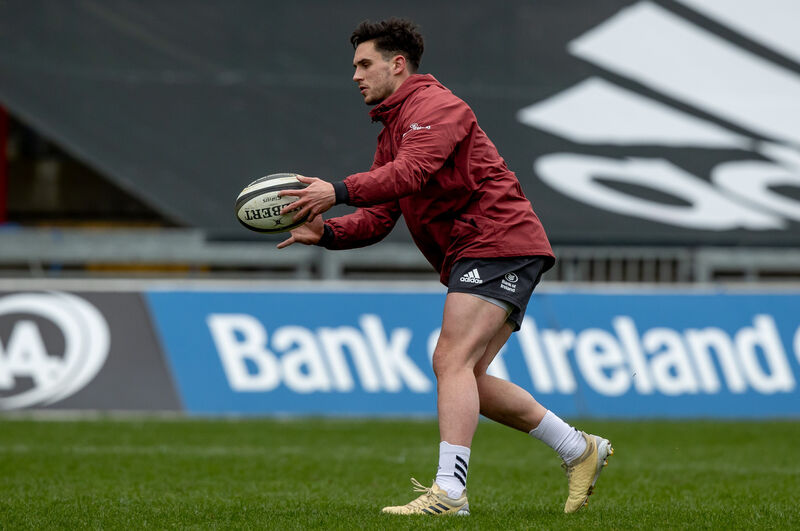 Joey Carbery training earlier this week. Picture: INPHO/Morgan Treacy Joey Carbery training earlier this week. Picture: INPHO/Morgan Treacy