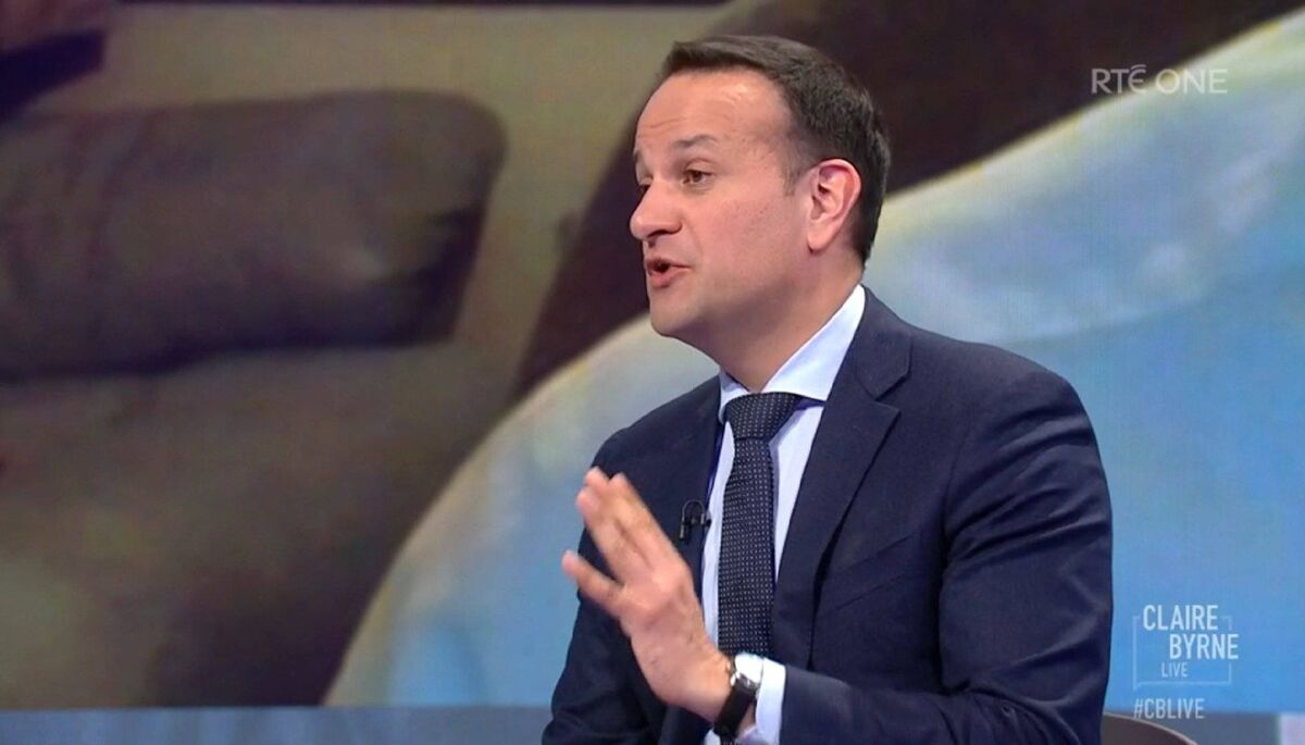 Tánaiste Leo Varadkar on Claire Byrne Live.