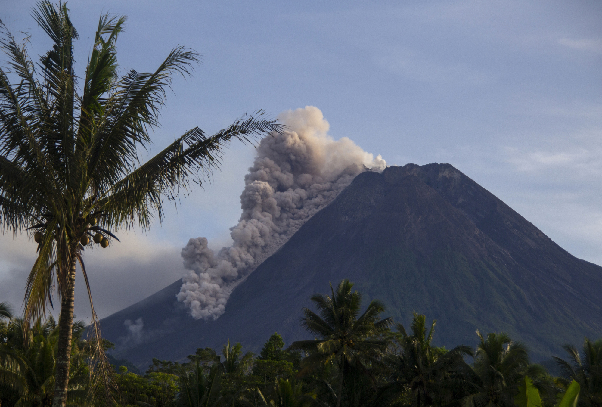 Indonesia’s Mount Merapi volcano erupts again