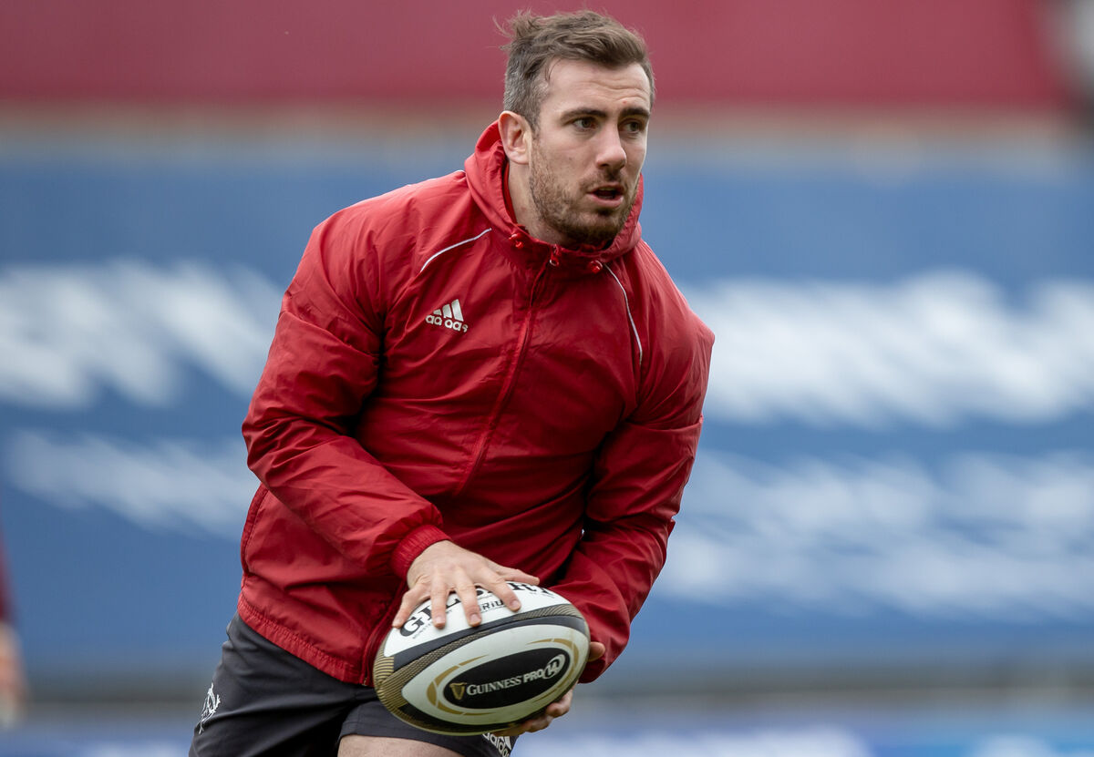 JJ Hanrahan at Munster Rugby Squad Training, Thomond Park, Limerick 23/3/2021 JJ Hanrahan at Munster Rugby Squad Training, Thomond Park, Limerick 23/3/2021
