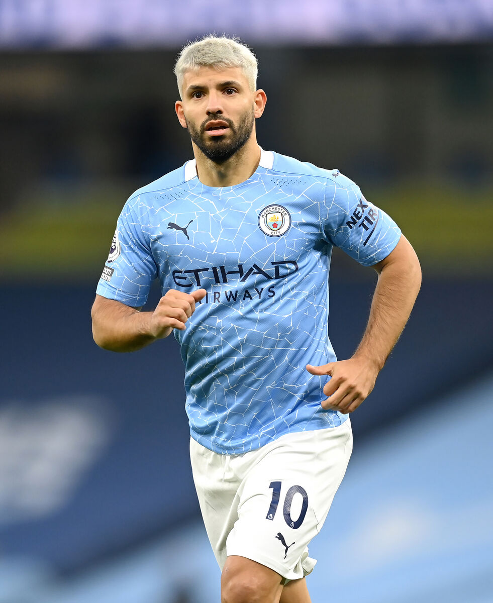 Sergio Aguero will leave Manchester City in the summer (Michael Regan/PA)