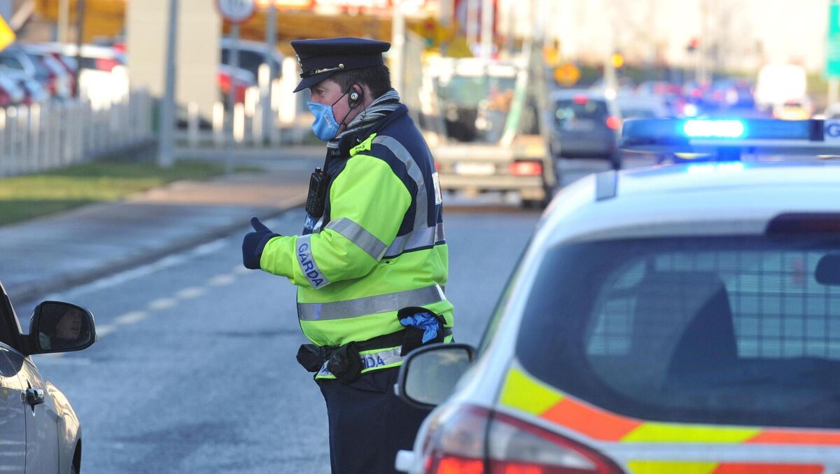 A garda checkpoint in Cork. File picture: Larry Cummins