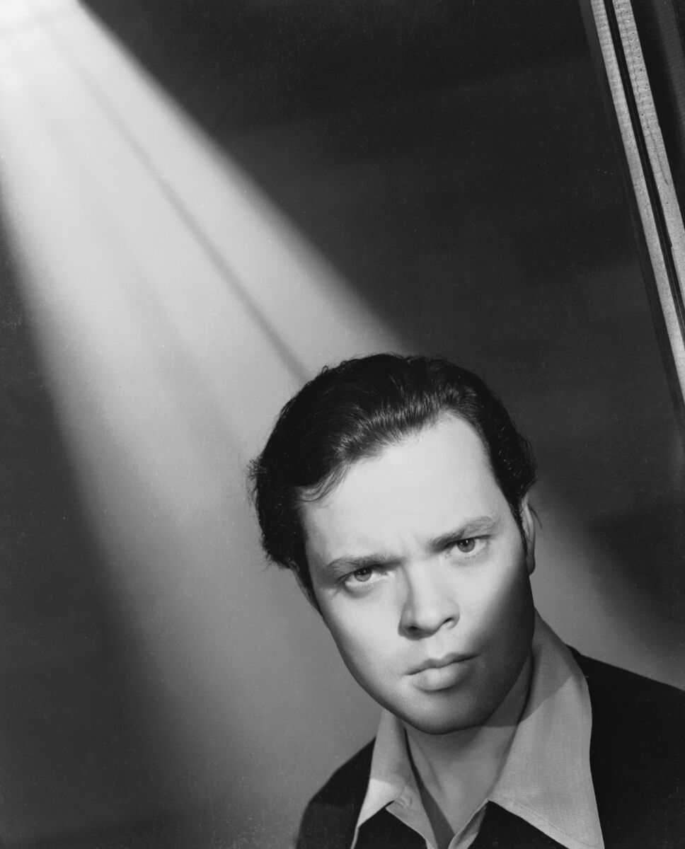 Orson Welles (George Orson Wells) (1915 - 1985) on the set of RKO's 'Citizen Kane', which he directed, wrote and starred in.