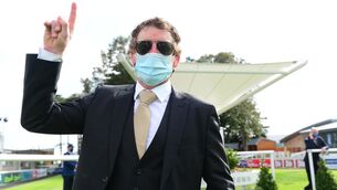 <p>Trainer Johnny Murtagh can take the Follow @corkracecourse on Twitter Handicap with Mirann. Picture: PA Wire</p>