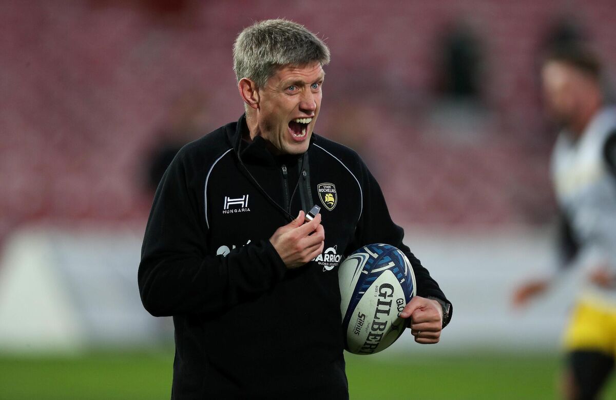 La Rochelle head coach Ronan O'Gara. Photo by Matt Impey/Sportsfile