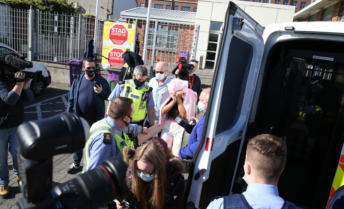 Niamh Mulreany leaving Tallaght District Court yesterday. Picture: Collins Court.