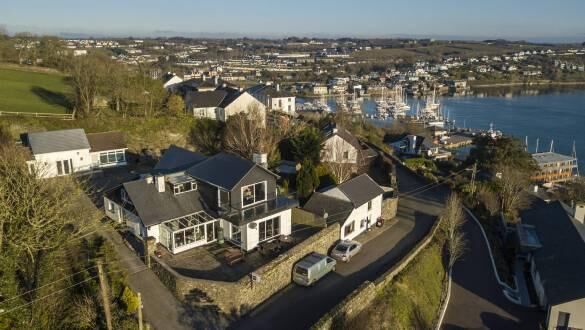Swiss Cottage offers a perfect vantage point overlooking Kinsale from Compass Hill. 
