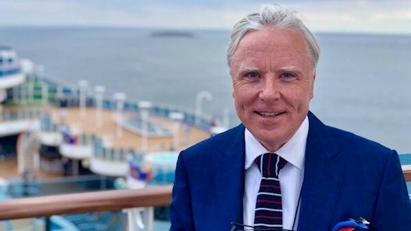 Francis Brennan aboard the Regal Princess in the RTÉ tv series 'All hands on Deck' - October / November 2019