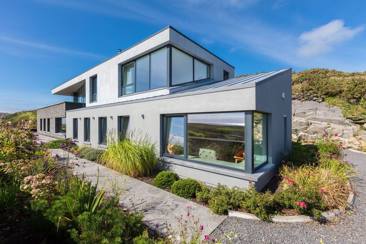 The contemporary split-level home of Margaret and Mark Conway in south-west Cork.