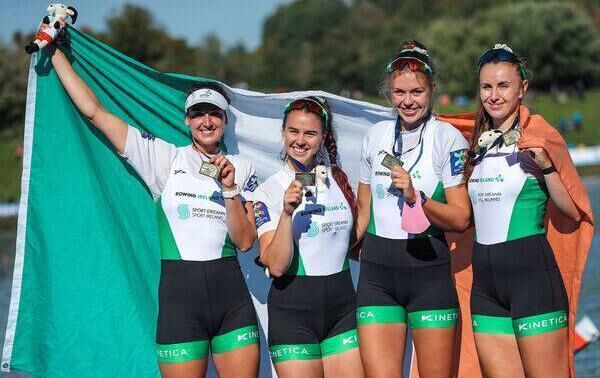 Aileen Crowley (second from left) with Ireland rower team-mates Aifric Keogh, Fiona Murtagh and Eimear Lambe Aileen Crowley (second from left) with Ireland rower team-mates Aifric Keogh, Fiona Murtagh and Eimear Lambe
