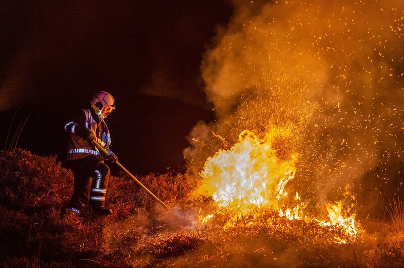 'This is not the time of year to be burning fires." said local councillor. Danny Collins says. Picture: Andy Gibson