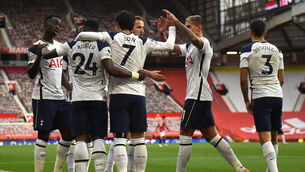 <p>Tottenham ran riot in October’s reverse fixture, winning 6-1 (Old Scarff/PA)</p>