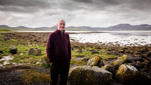 <p class="contextmenu internal_Caption">Recently-retired RTÉ Northern Editor, Tommie Gorman, relaxing near his home at Kelltstown, Co Sligo. Picture: James Connolly</p>