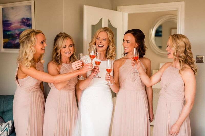 Caitríona Santry with Fiona Santry, Lorna O'Brien, Ciara Santry and Ailís McSweeney