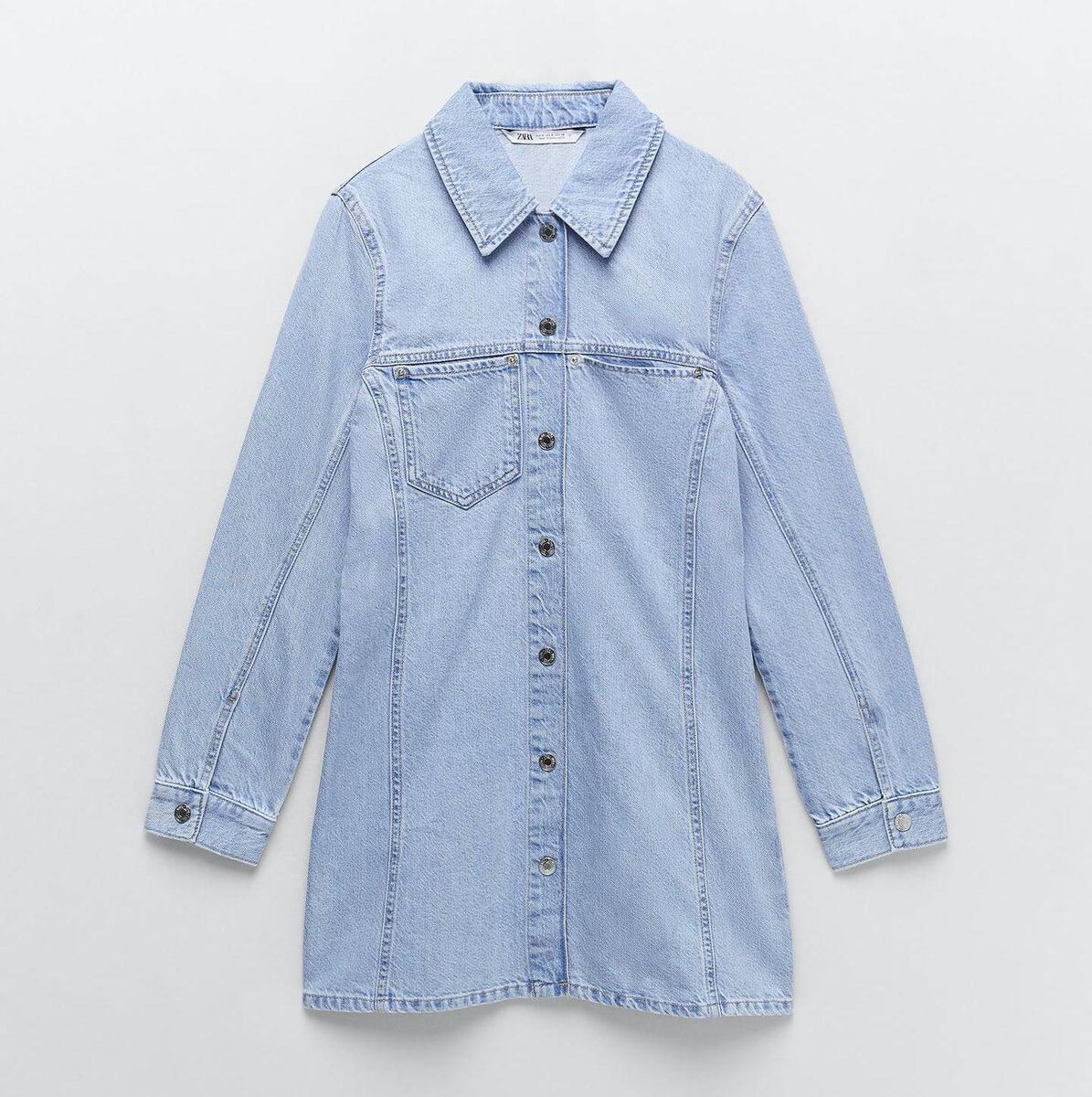 Denim Shirt Dress, €39.95, Zara Denim Shirt Dress, €39.95, Zara