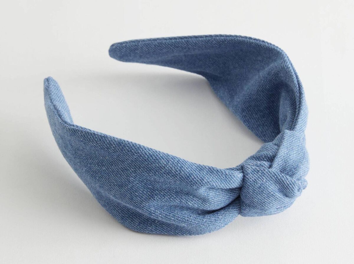 Denim Alice Headband, €19, & Other Stories Denim Alice Headband, €19, & Other Stories