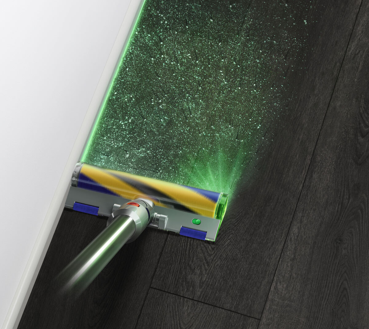 Dyson V15 Decect with new laser detection technology.