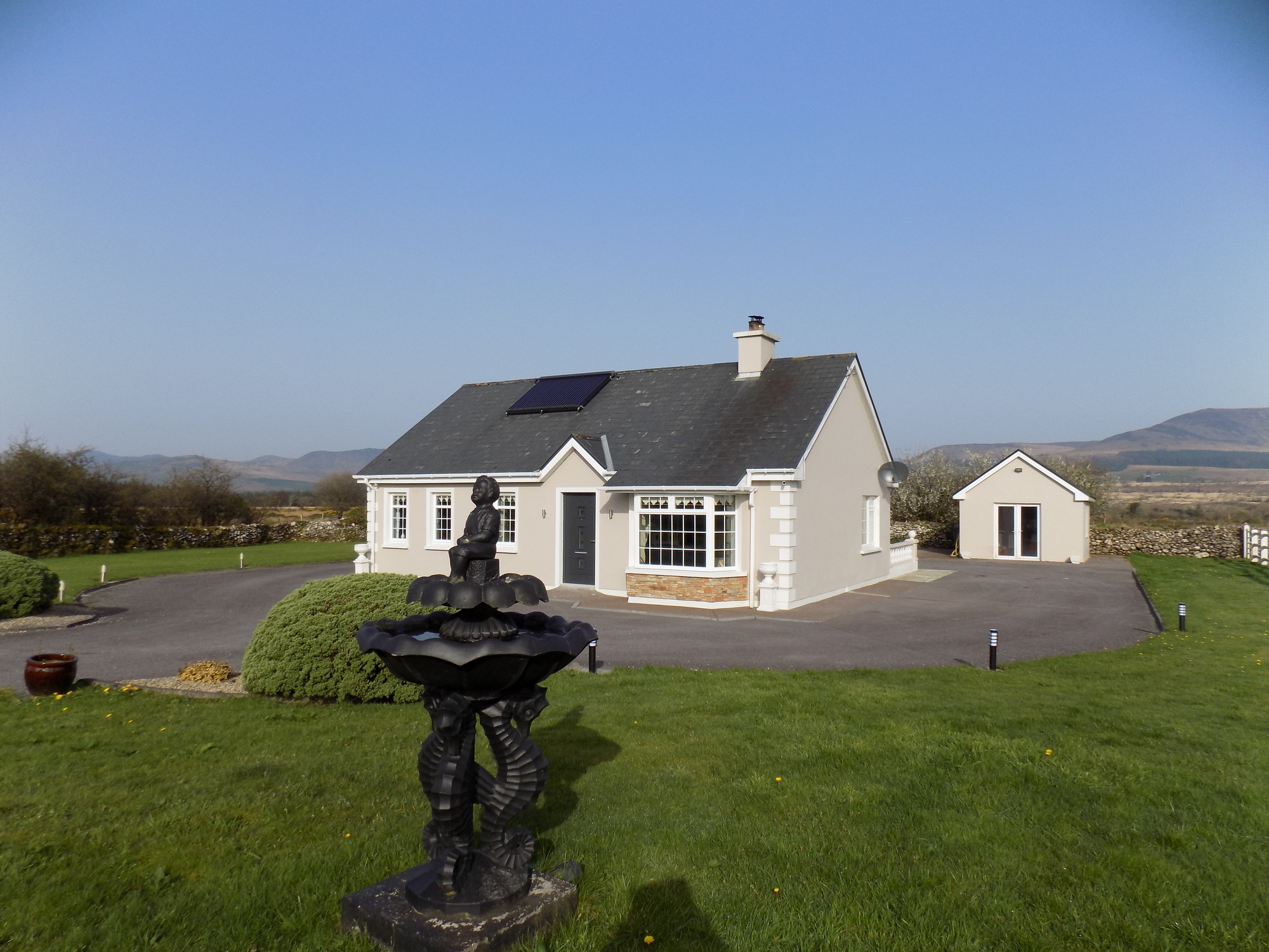 The farm is divided by a public road into two parts – 14 acres containing a modern three-bedroom home and 63.5 acres on the opposite side of the road. File Picture.  