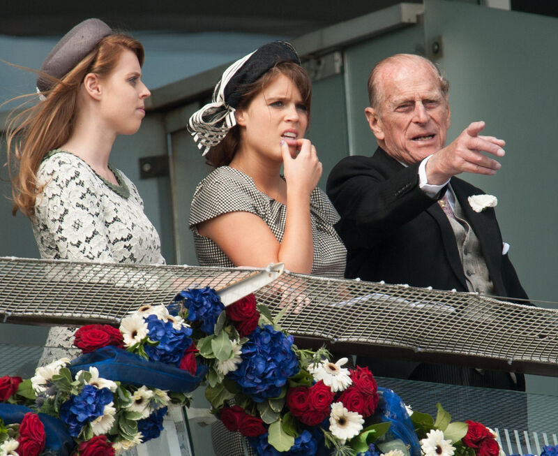All of Prince Philip's grandchildren will be in attendance at the funeral, including Princess Beatrice and Princess Eugenie, pictured here.