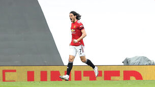 <p>Manchester United’s Edinson Cavani: ‘Extinguished’ career.</p>