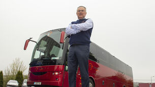 <p>Coach driver John Mulryan of Cronin's Coaches on the Mallow Road, Cork. Picture Dan Linehan</p>