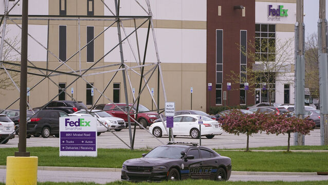 <p>Authorities said Hole shot dead eight people, four of them from the city’s Sikh community, at the FedEx facility in Indianapolis late on Thursday before killing himself. Picture: AP Photo/Michael Conroy)</p>
