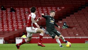 <p>Manchester United and Arsenal are both founding clubs in the European Super League proposals (Alastair Grant/PA)</p>