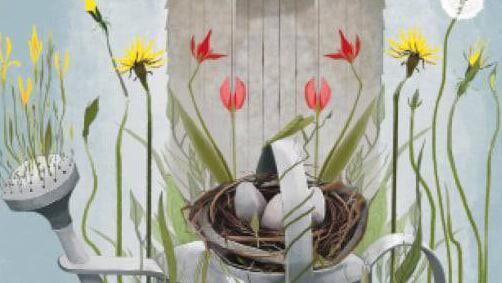 A detail from the cover of Empty House. 