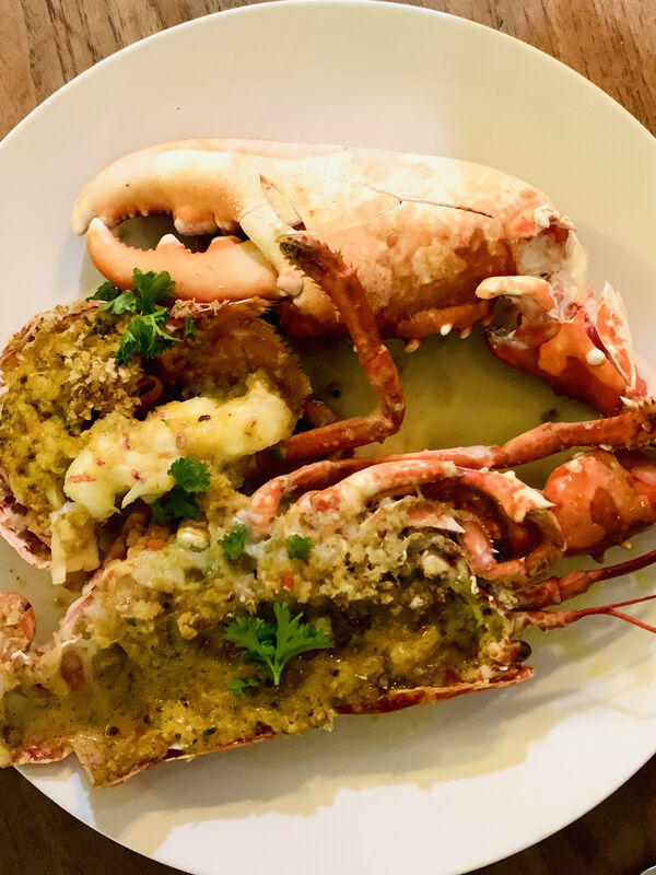 Castletownbere lobster from Jacques Restaurant
