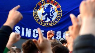<p>Fans celebrated after hearing Chelsea are preparing to withdraw from the Super League (Ian West/PA)</p>