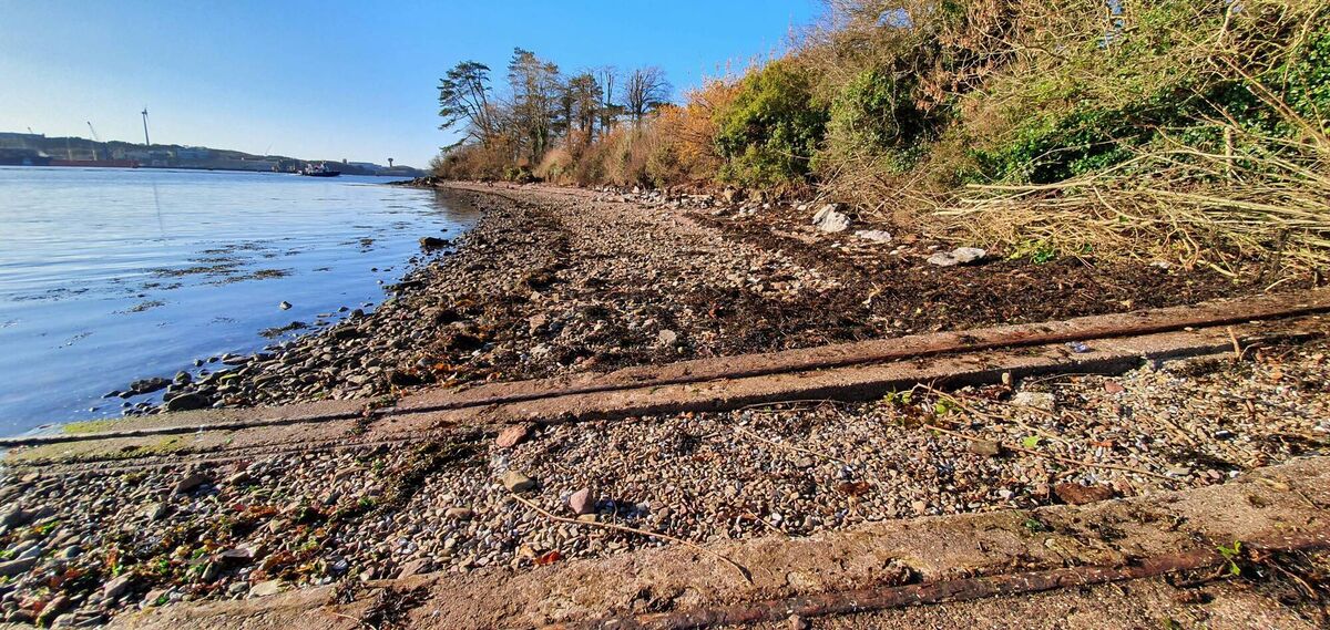 Slipway from boathouse