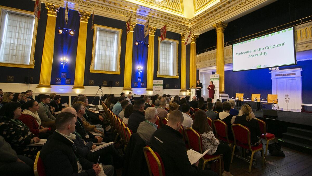 Covid-19 confined many of us to our homes since the inaugural meeting of the Citizen’s Assembly on gender equality in Dublin last January. Tomorrow, the assembly, now meeting remotely, reveals how it voted on 80 issues including Article 41.2 of Bunreacht na hÉireann. Picture: Sam Boal/Rollingnews.ie