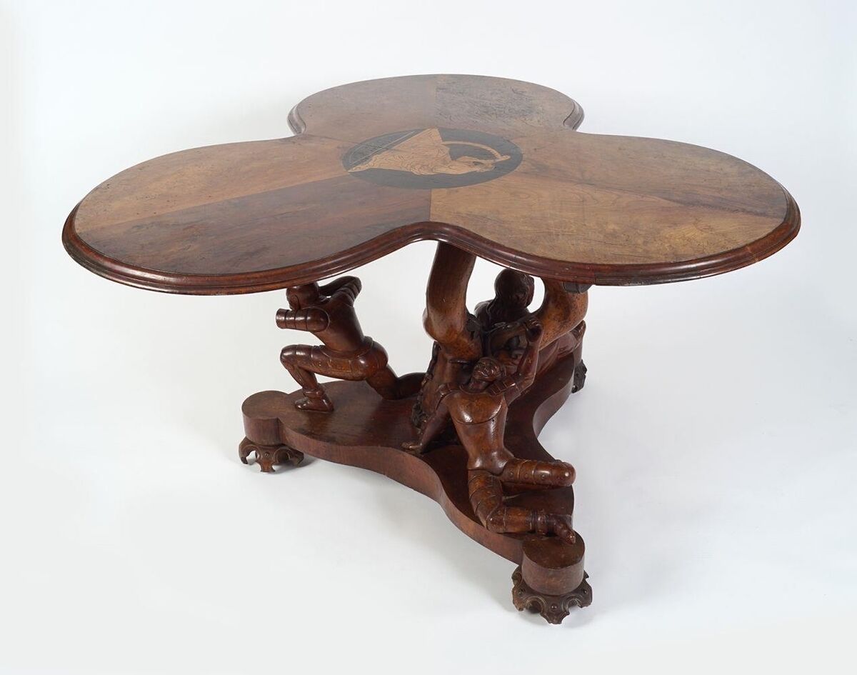 Fletchers 1852 Shamrock table at Sheppards.