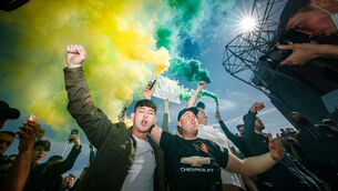 <p>Fans protested at Old Trafford. Picture: Danny Lawson</p>