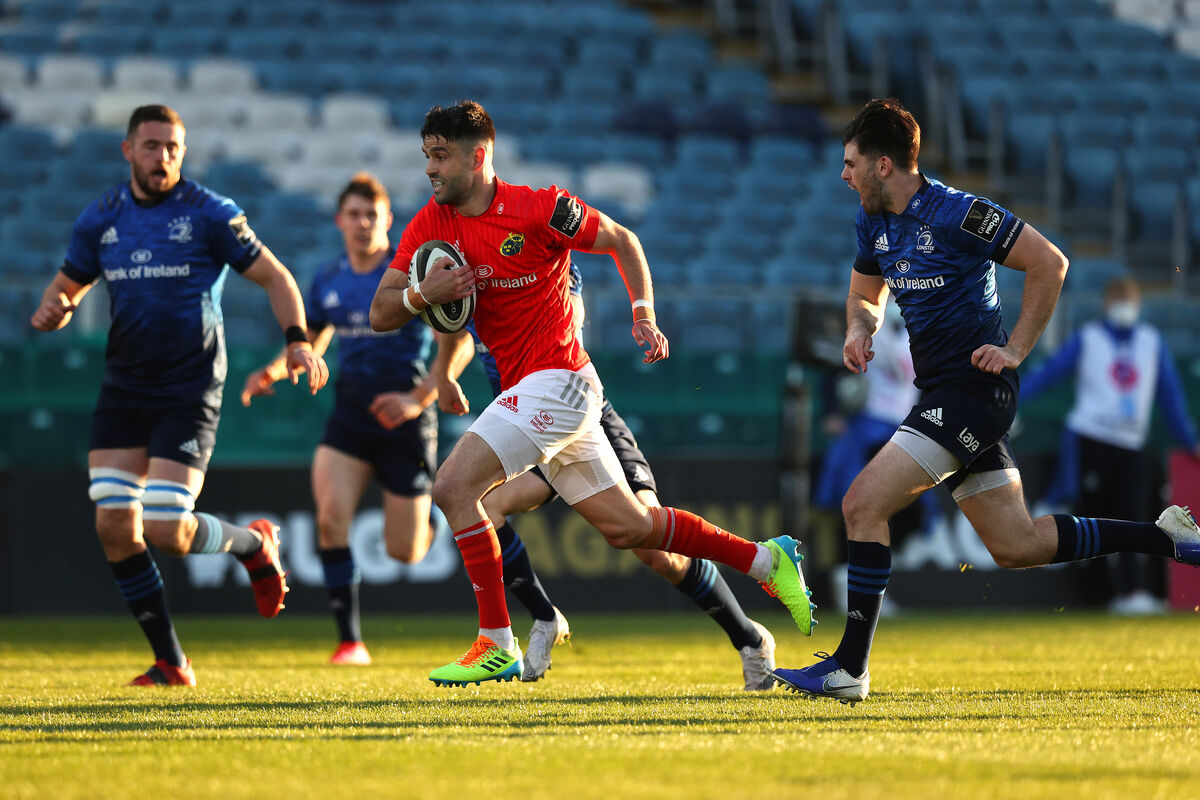 Munster's Conor Murray on his way to scoring try. Picture: INPHO/Ryan Byrne Munster's Conor Murray on his way to scoring try. Picture: INPHO/Ryan Byrne