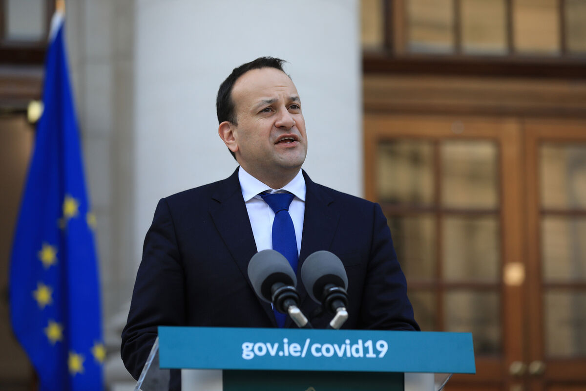 Fine Gael leader Leo Varadkar paid tribute to Eoghan Murphy, describing him as an 'exceptional parliamentarian'. Picture: Julien Behal Photography