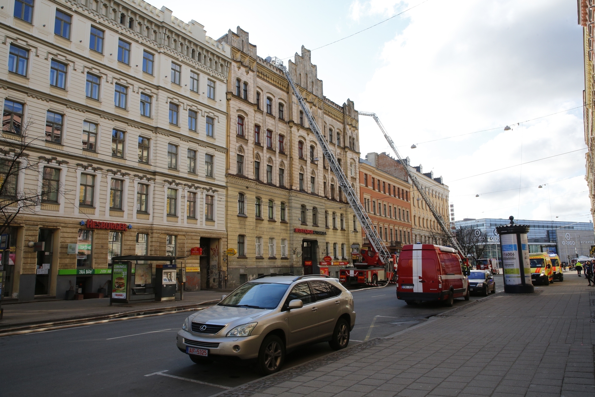 Eight die in building blaze in Latvian capital