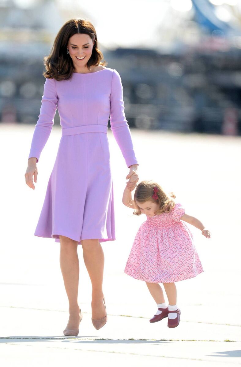 This spring dress has been worn twice already by the Duchess. Picture: Samir Hussein/WireImage This spring dress has been worn twice already by the Duchess. Picture: Samir Hussein/WireImage