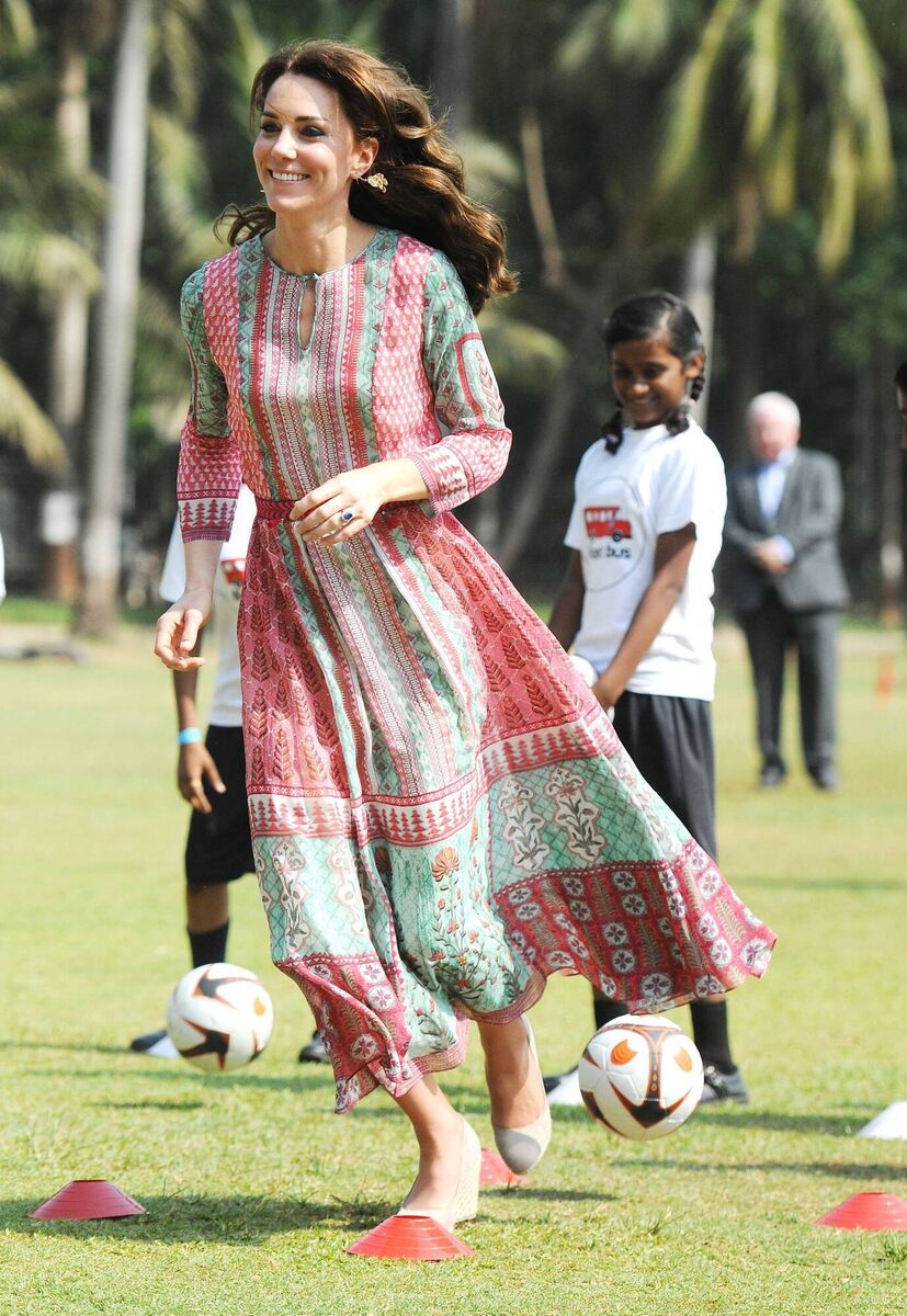 Only a princess could look so flawless running around in the heat. Picture: Samir Hussein/Getty Images Only a princess could look so flawless running around in the heat. Picture: Samir Hussein/Getty Images