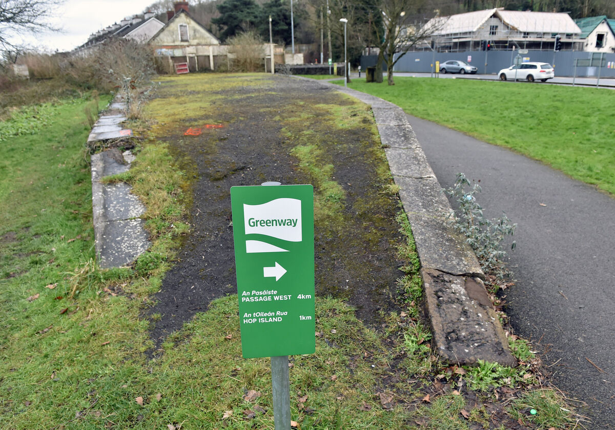 The old railway platform at Rochestown on Rochestown/Passage Greenway walk near Harty's Quay. Picture: Eddie O'Hare