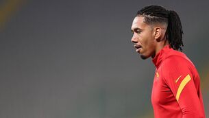 <p>Injuries have limited Roma’s Chris Smalling to just 12 Serie A starts this season. It is no coincidence that the Italian side, Manchester United’s opponents in tonight’s Europa League semi-final first leg, have averaged 2.08 points in those fixtures, compared to just 1.43 when he is absent. <span class="contextmenu emphasis CaptionCredit">Picture: Gabriele Maltinti/Getty Images</span>
            </p>