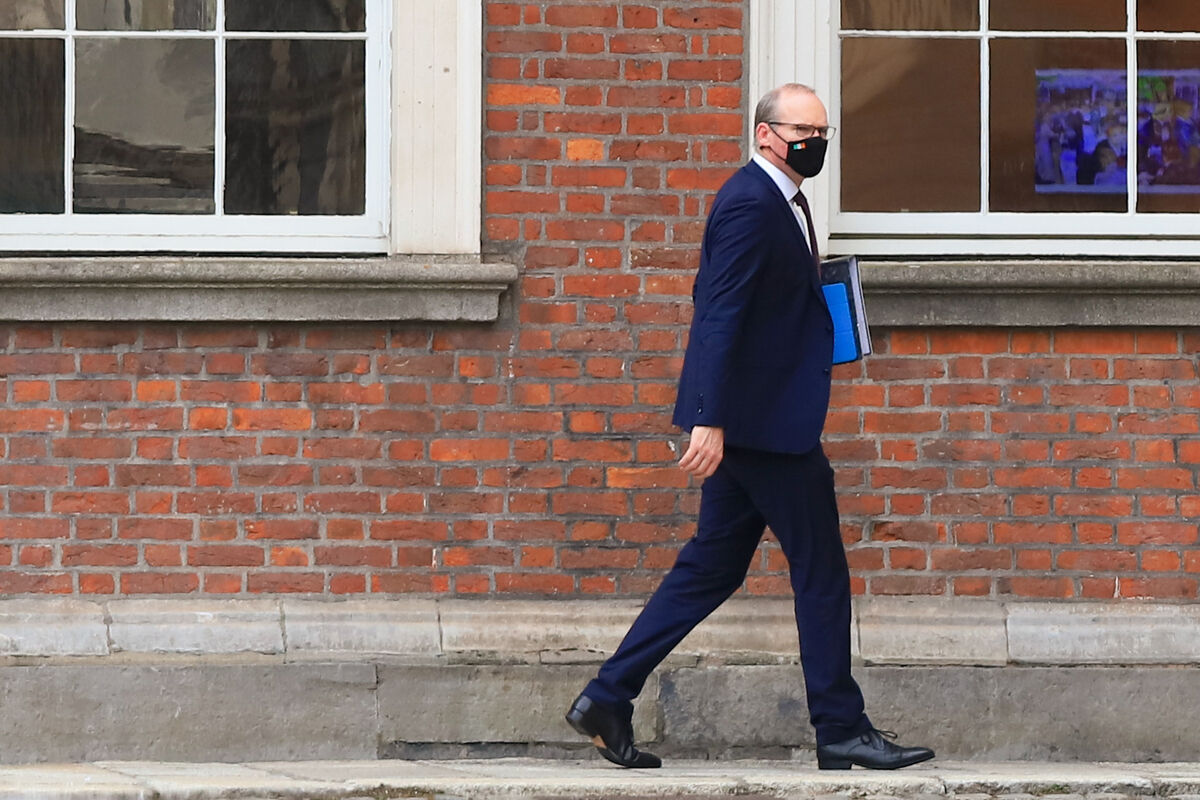 A staged and incremental reopening of society next month offers Ireland a pathway out of the Covid-19 pandemic, Simon Coveney has said. Picture: Damien Storan.
