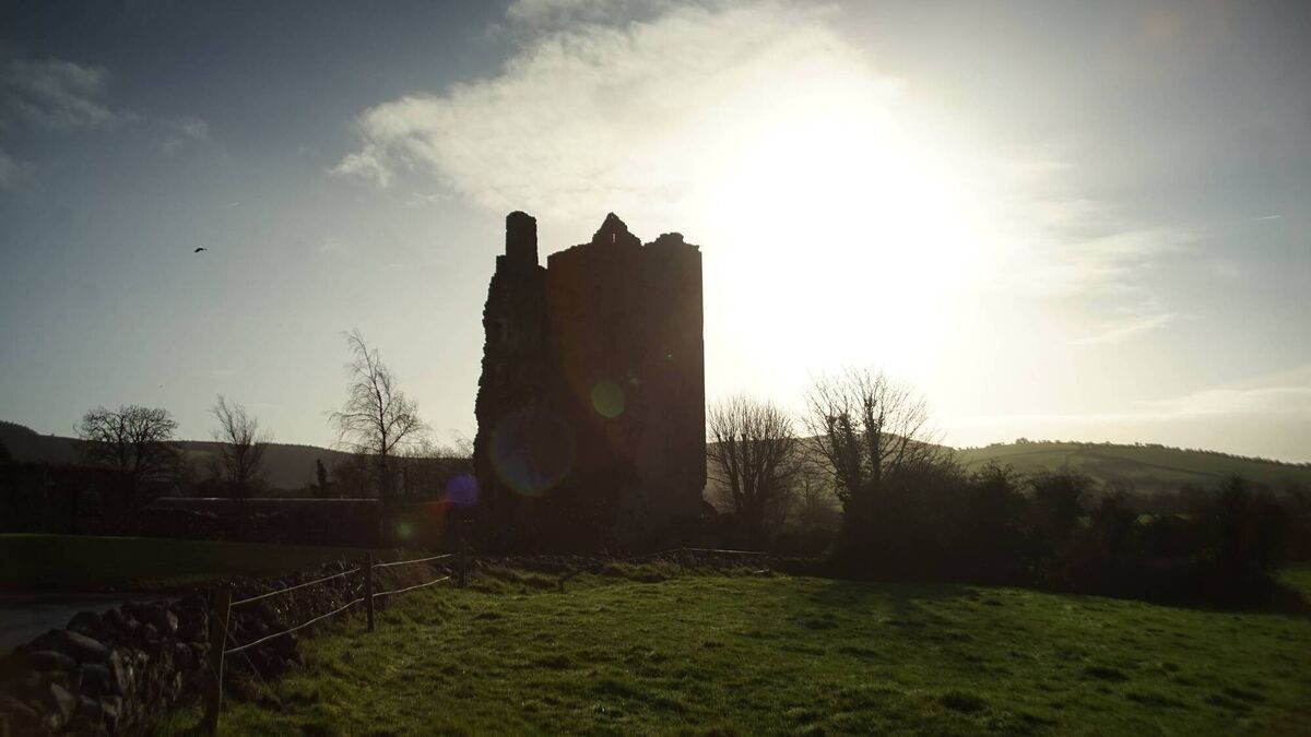 Ruins of Cullahill Castle in County Laois. 