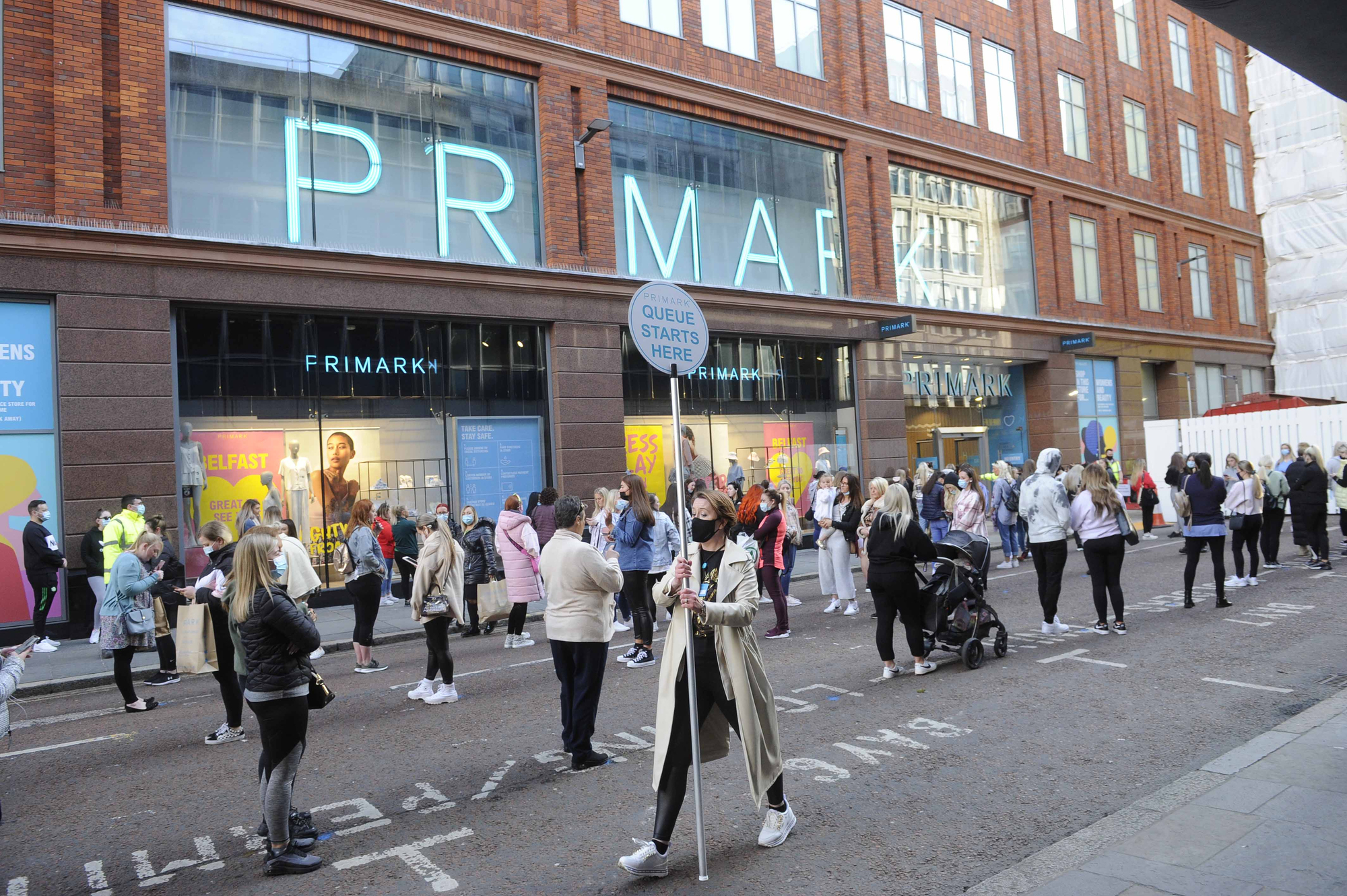 Long queues for Penneys as the North takes major step out of lockdown