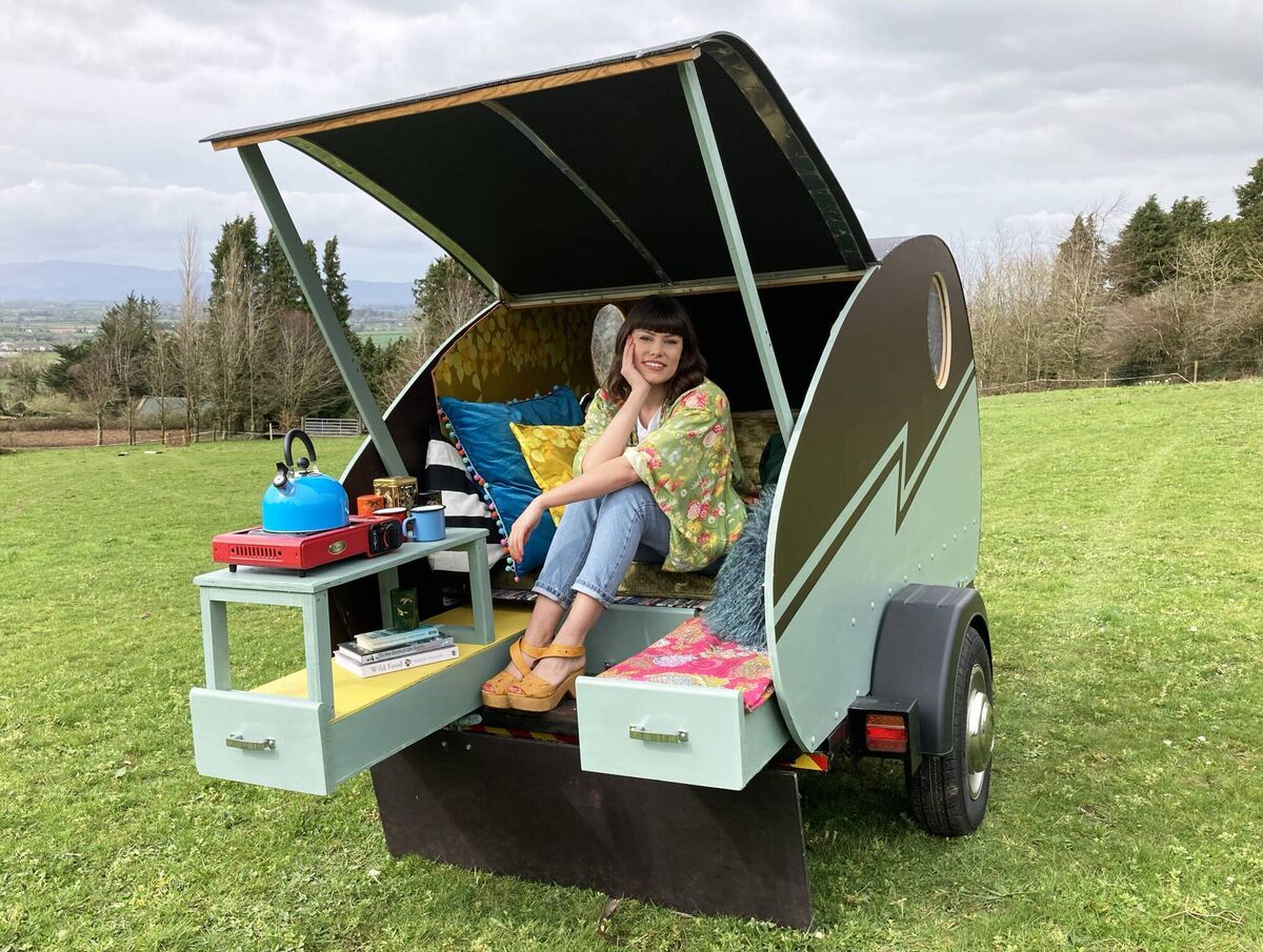 Grainne Wilson with her Mod Pod.