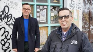 <p>Keys To My Life Christy Dignam and presenter Brendan Courtney. Picture: RTÉ/ Waka TV</p>