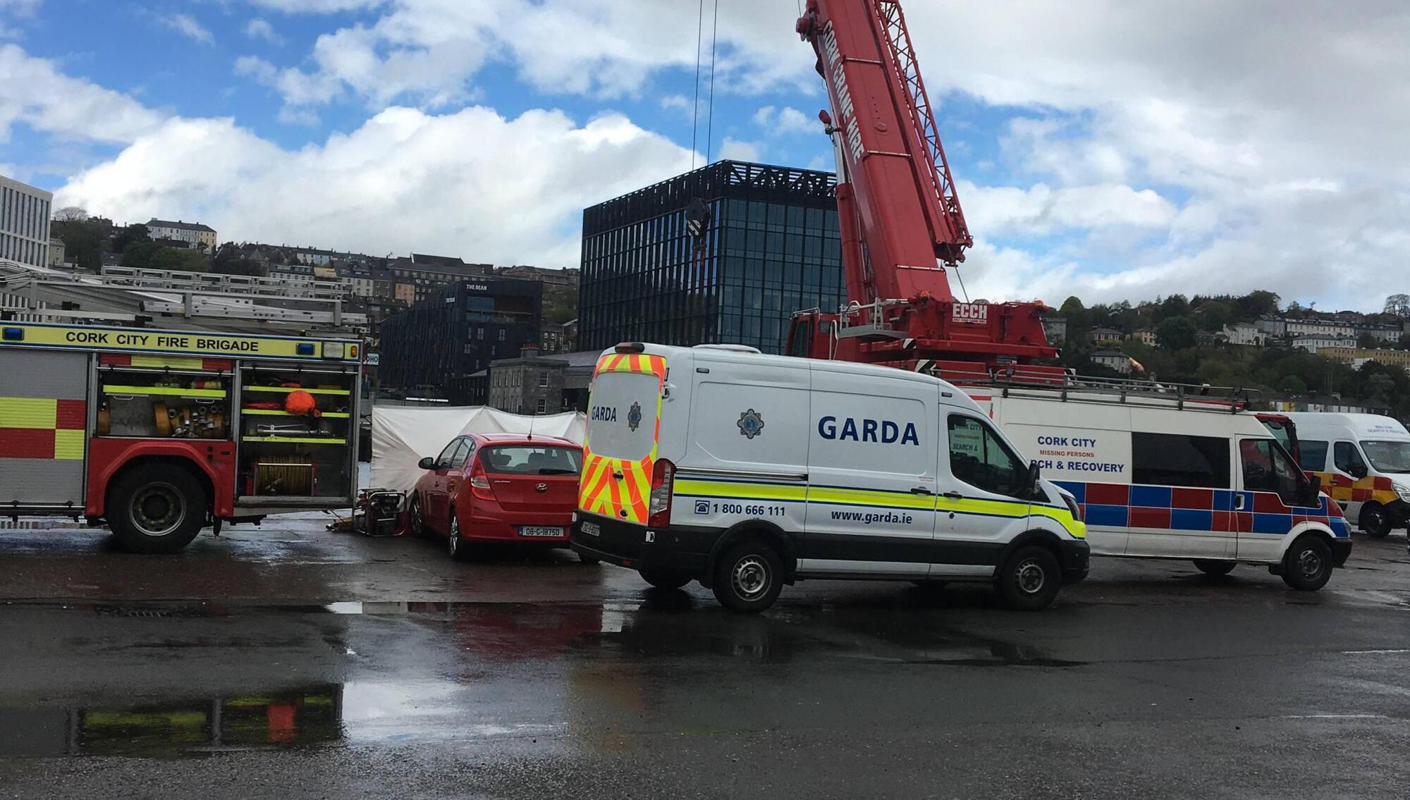 Man's body recovered from car submerged in river Lee in Cork city